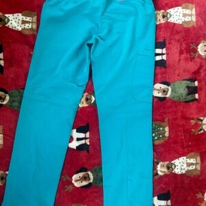 Figs Kade scrub pants color teal